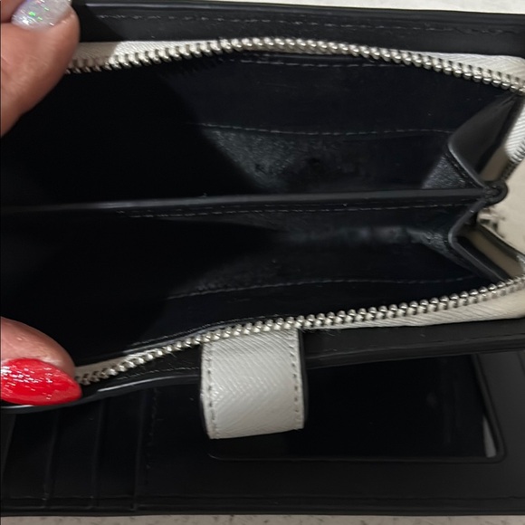 Kate Spade Two-Tone Wallet in Gray and Cream - Picture 6 of 6